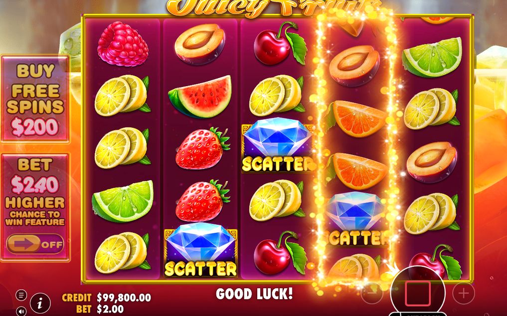 Free Spins-runda med insamlade SCATTER-symboler