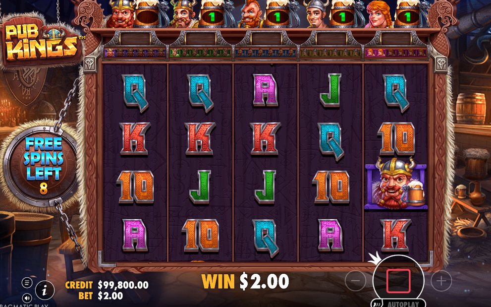 Free Spins med en viking vid varje rulle