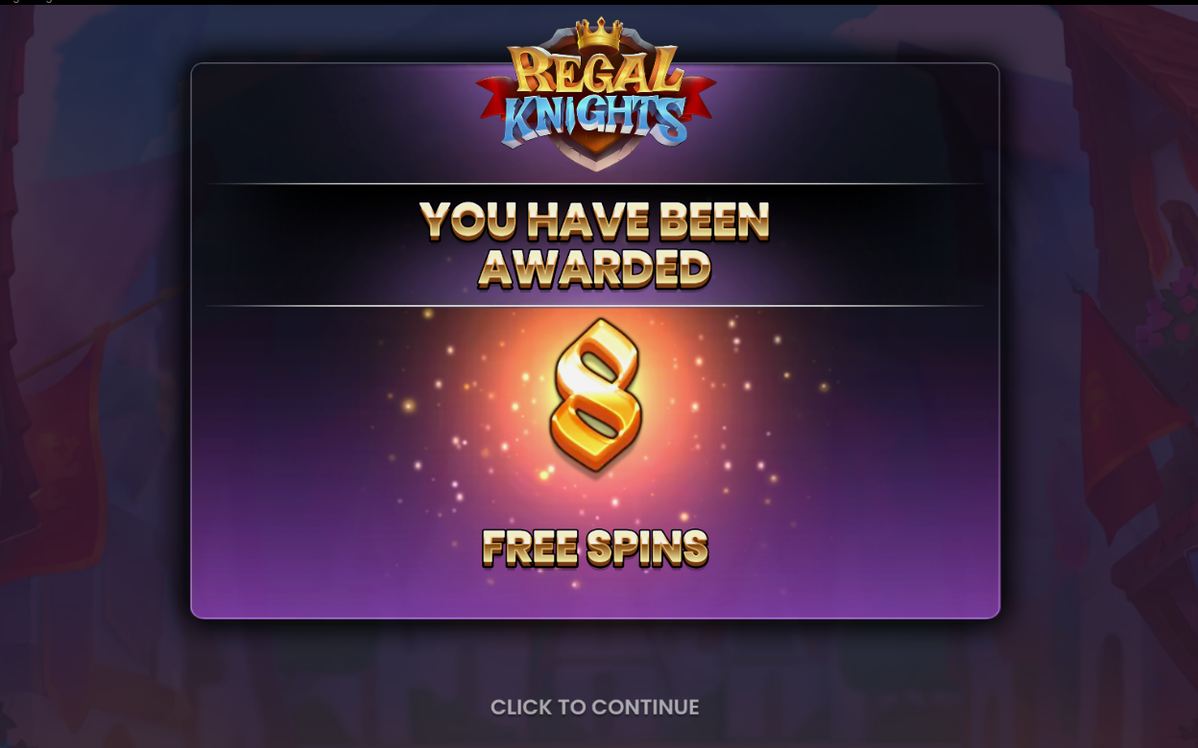 Free Spins med 8 spinn och mätare för Low Symbols